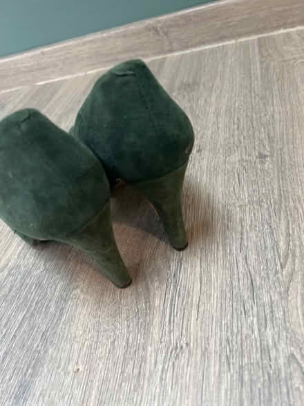 Photo of free Clarks Narrative Dark Green Suede Platform Shoes. Size 8 (Southsea PO4) #3