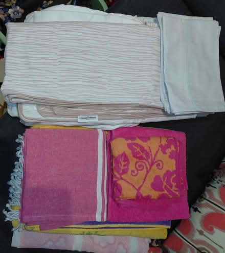 Photo of free A mix of bed linnen, pillow protwctors and towels. (Brook Green W14) #1