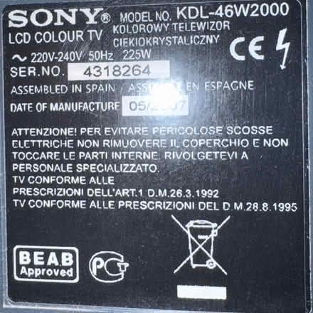 Photo of free Television (Parsons Green SW6) #2