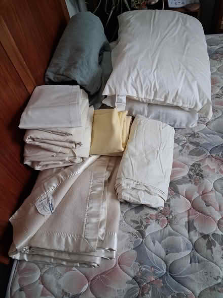 Photo of free Queen bed & bedding (South New Brighton) #1