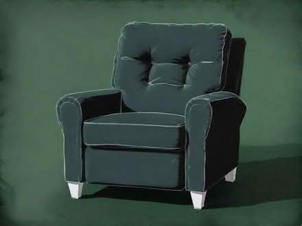 Photo of free Black used recliner single armchair (Plaistow E13) #1