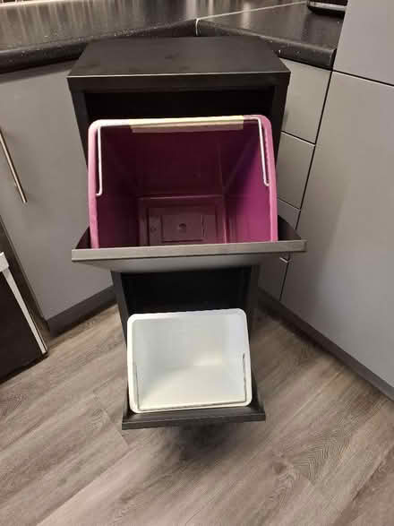 Photo of free Stainless Steel Duo Bin (Bromsgrove B47) #2