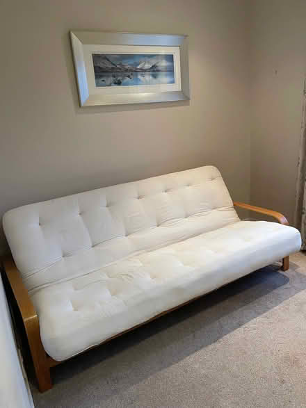 Photo of free Cream futon 3 seater sofa bed (Torrance G64) #2
