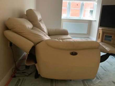 Photo of free 2 x 2 seater electric recliner leather sofas (Hill Ridware WS15) #2