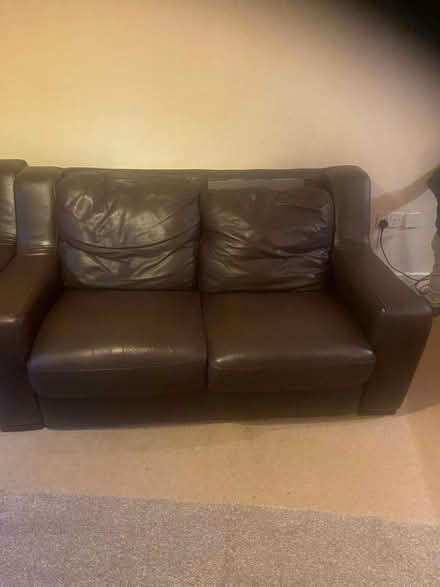 Photo of free 3 seater and 1 seater sofa (S8 woodseats road) #2