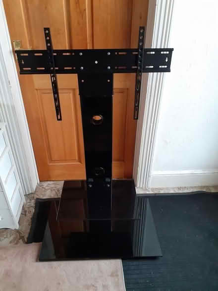Photo of free Tv floor stand mount with 2 shelves (Southport PR8) #2