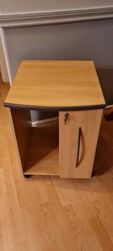 Photo of free Wooden CD and PC cabinet (Burnham SL1) #1