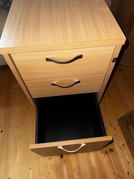 Photo of free 3-Drawer Cabinet / Bedside Chest β Light Wood Finish (Sherwood TN2) #4