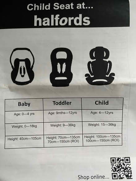 Photo of free Car seat (Brookside Chesterfield S40) #2