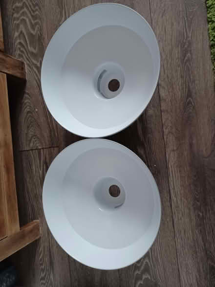 Photo of free 2 metal light shades (Seacroft LS14) #2
