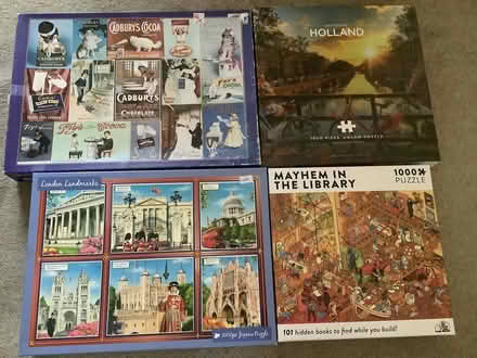 Photo of free 4 Jigsaw Puzzles - take 1 or all (Grange Estate, Letchworth SG6) #1