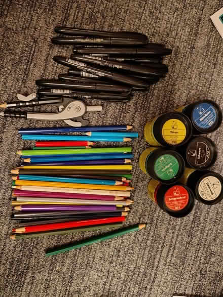 Photo of free Box of art supplies (Yardley Wood B14) #1