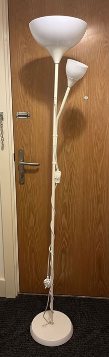 Photo of free White standing lamp (West Leigh) #1