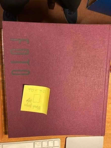 Photo of free 4 traditional photograph albums (unused) (Poets MK40) #1