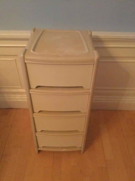 Photo of free 4 drawer plastic cabinet (Leith EH6) #1