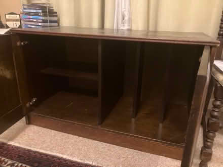 Photo of free Dark Wooden cupboard. (Spondon DE21) #2