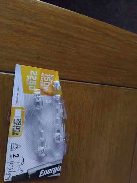Photo of free 2 R75 linear lightbulbs, inused as had to replace light (Lakenham NR1) #1