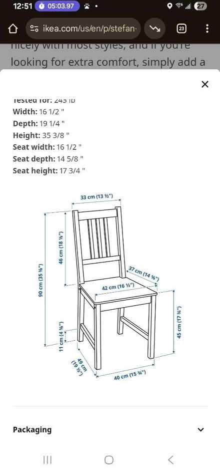 Photo of free Ekedalen Ikea Extendable Table (Bayonne, NJ) #4