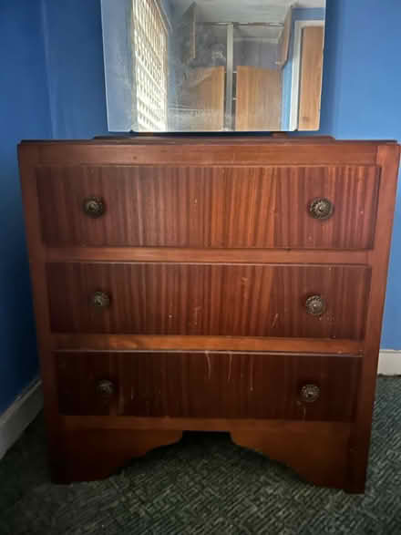 Photo of free Vintage drawers with mirror (Dalkey) #1