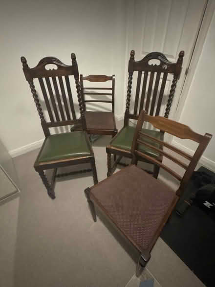 Photo of free 4 dining chairs (Streatham Vale SW16) #1