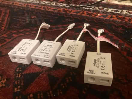 Photo of free ADSL micro filter for FTTC (copper) broadband. (Spondon DE21) #1