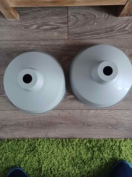 Photo of free 2 metal light shades (Seacroft LS14) #1