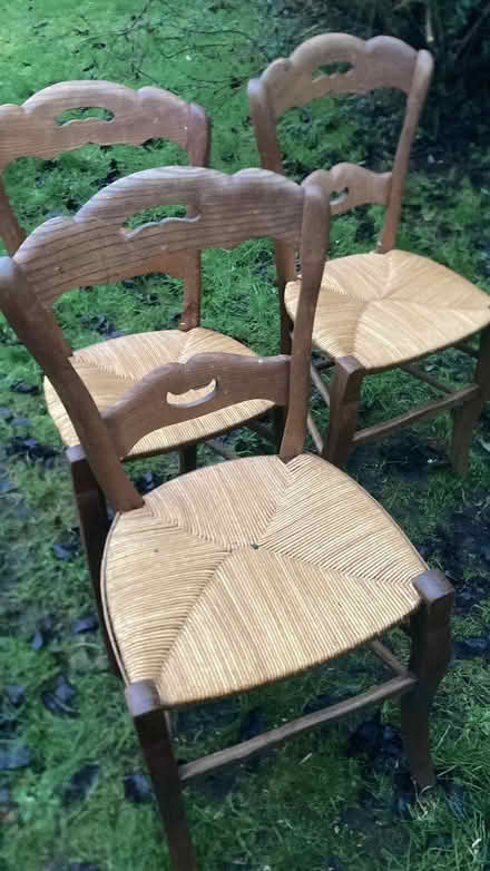 Photo of free Three dining chairs (North Dean HP14) #1