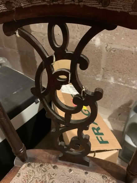 Photo of free Curious chair needing repairs. (Brough CA17) #2