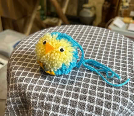 Photo of free Handmade pompom bluebird - NOT a toy! Choking hazard (Monks Hill CR2) #4