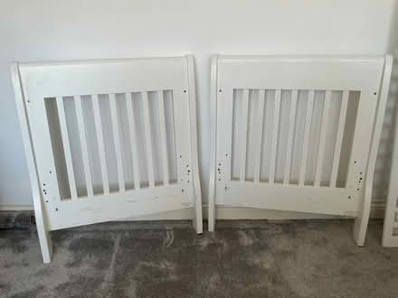 Photo of free Cot bed Sleigh Type ( The White Company ) (Gidea Park RM2) #4