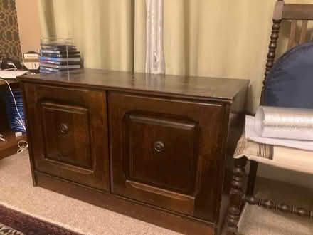 Photo of free Dark Wooden cupboard. (Spondon DE21) #1