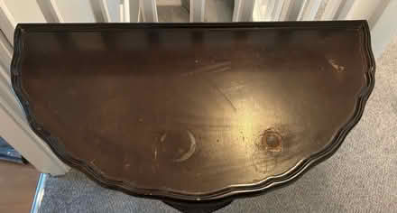 Photo of free Half moon table (Halewood L26) #2