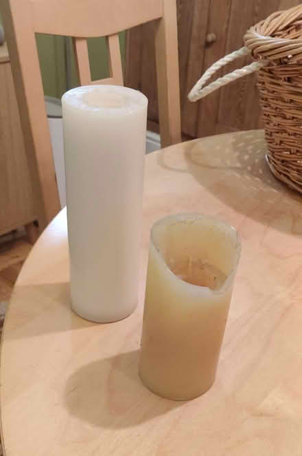 Photo of free 2 x Large Candles (Nottingham NG7) #1