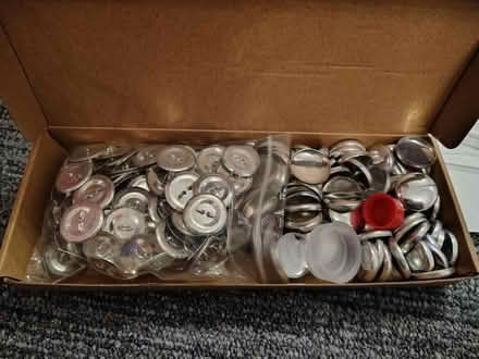 Photo of free Kit to make fabric covered buttons (Yardley Wood B14) #1