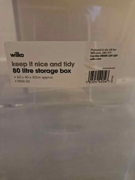 Photo of free Plastic Storage Container (Kendal LA9) #2