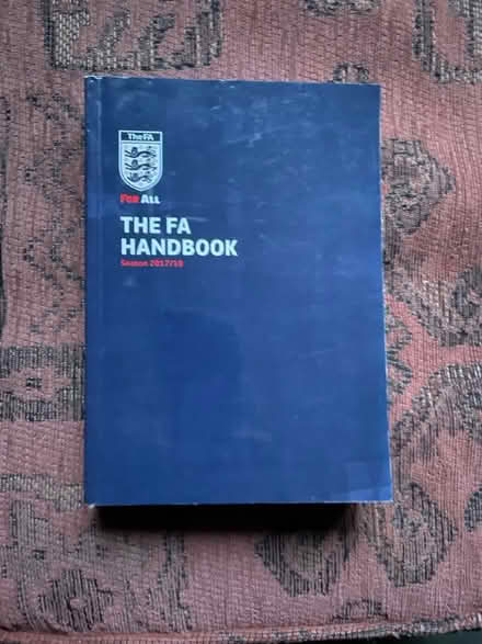 Photo of free FA Handbook 2017/18 (Lichfield WS13) #1