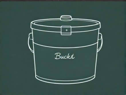 Photo of BUCKET or small BARREL with a sealing cover (Old Town TN40) #1
