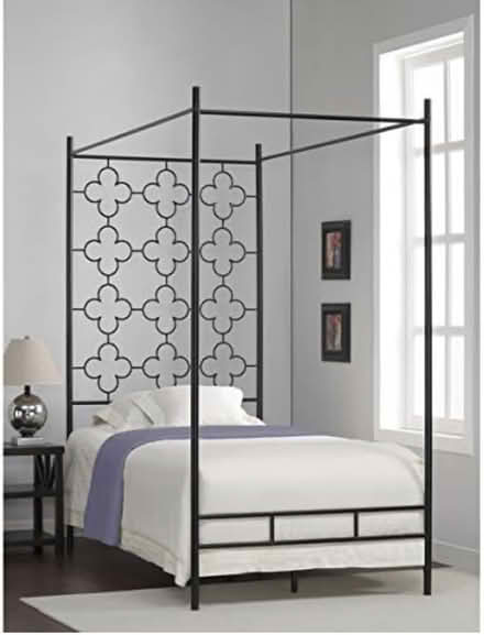 Photo of free Twin canopy bed frame (67 Putnam street, Somerville) #1