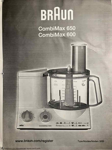 Photo of free All accessories for a Braun CombiMax 650 food mixer. (Presteigne LD8) #1