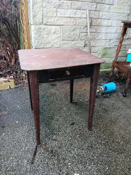 Photo of free Old wooden table (Knaresborough HG5) #3