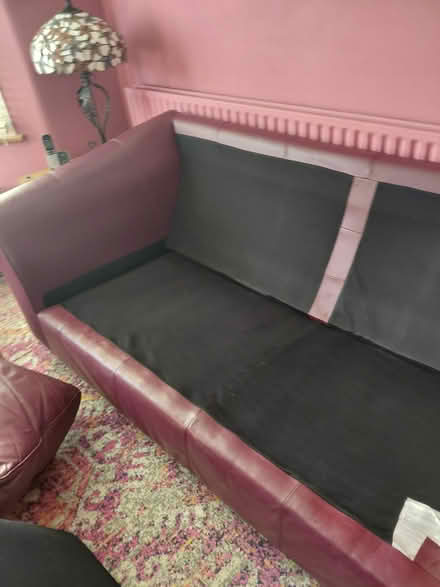 Photo of free 4 seater leather sofa (Plumstead common) #1