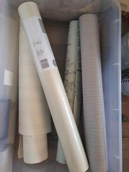 Photo of free Wallpaper off cuts and unopened liner paper (Carlton WF3) #1