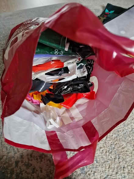 Photo of free Bag full of strong bags + handles (Woking GU22 9) #1