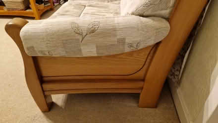 Photo of free Two Seater and Two Armchairs Oak Framed Sofa Set (Bridge of Allan FK9) #3