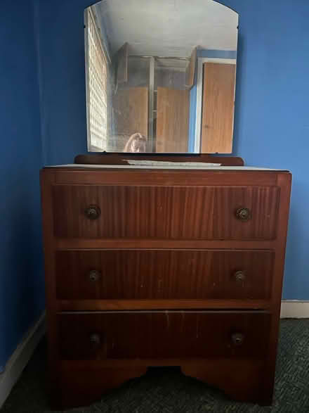 Photo of free Vintage drawers with mirror (Dalkey) #2
