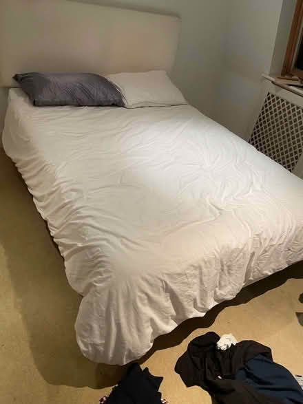 Photo of free White bedding and 3 pillows (SW18) #1