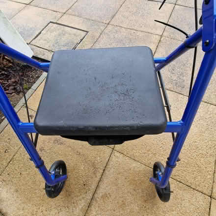Photo of free Blue Rollator with Padded Seat RH5 (North Holmwood RH5 4JW) #2