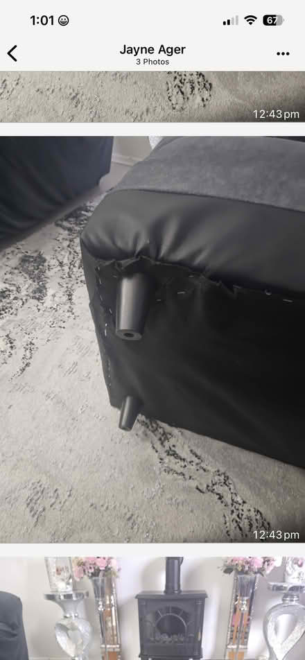 Photo of free Pouffe (Enfield B97) #1