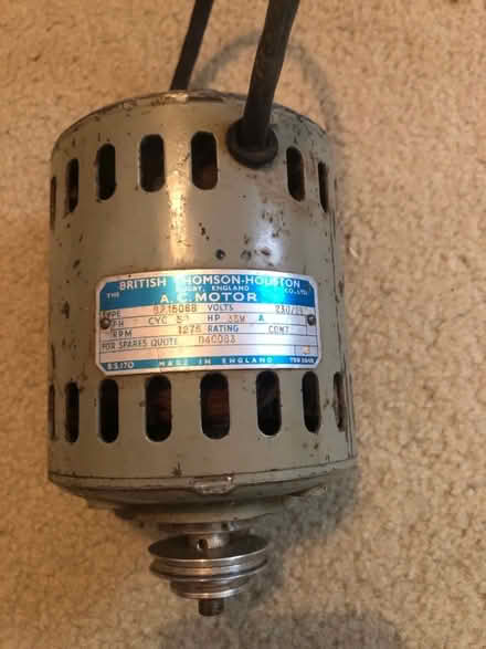 Photo of free Vintage Electric AC motor for hobbiest (Bramhall SK7) #1