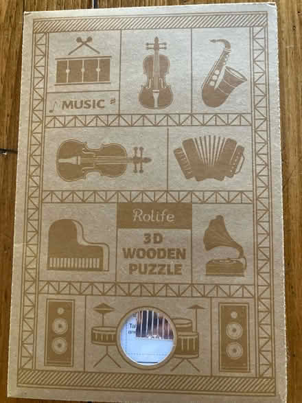 Photo of free New 3D Wooden Drum Set Puzzle (Havertown) #1